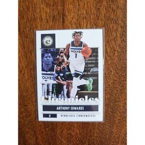 Anthony Edwards 2021-22 Panini Chronicles #8 - Timberwolves